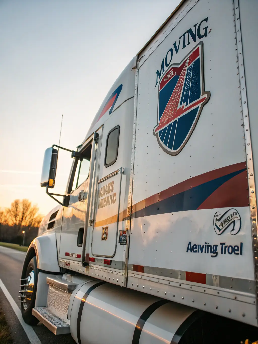 A close-up shot of a Throttle & Shift Auto Transport truck's side, showcasing the company logo and a '15 Years of Excellence' badge, emphasizing their long-standing service in the DMV area.